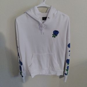 Mens White hoodie